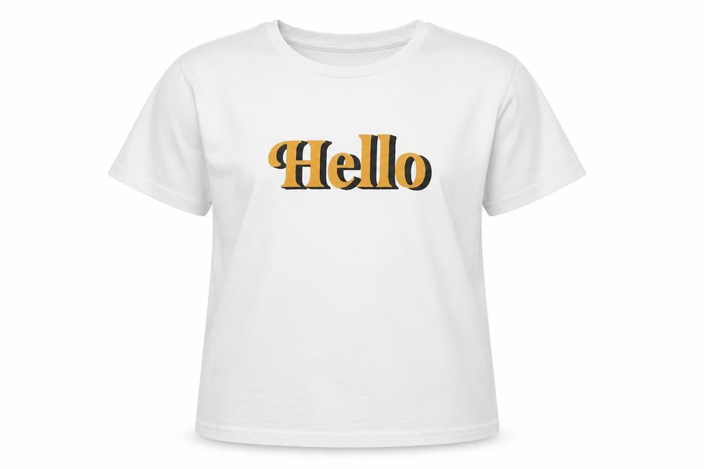 SheIn Girls White  Cotton Pullover T-Shirt Size 12 Years Crew Neck Pullover