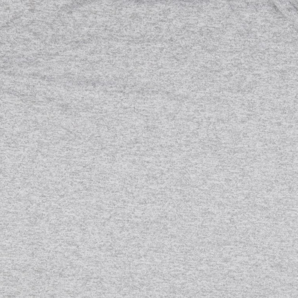 New Look Womens Grey  Polyester Jersey T-Shirt Size M Round Neck