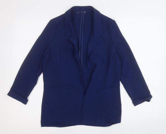 Dunnes Womens Blue   Jacket Blazer Size S