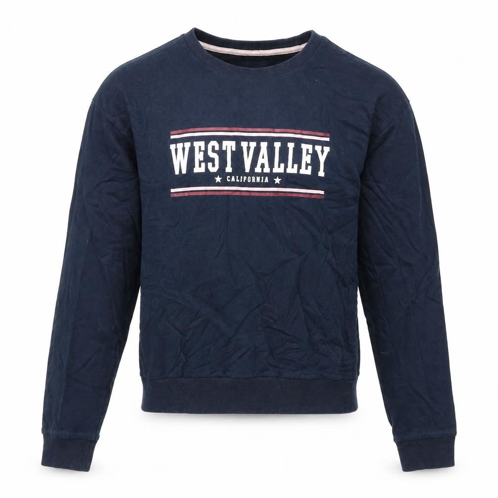 H&M Mens Blue  Cotton Pullover Sweatshirt Size XS