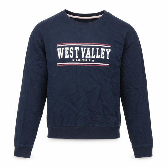 H&M Mens Blue  Cotton Pullover Sweatshirt Size XS
