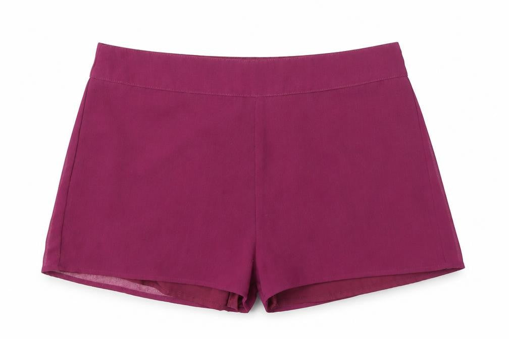 Republic Womens Purple  Polyester Bermuda Shorts Size XS L3 in Regular