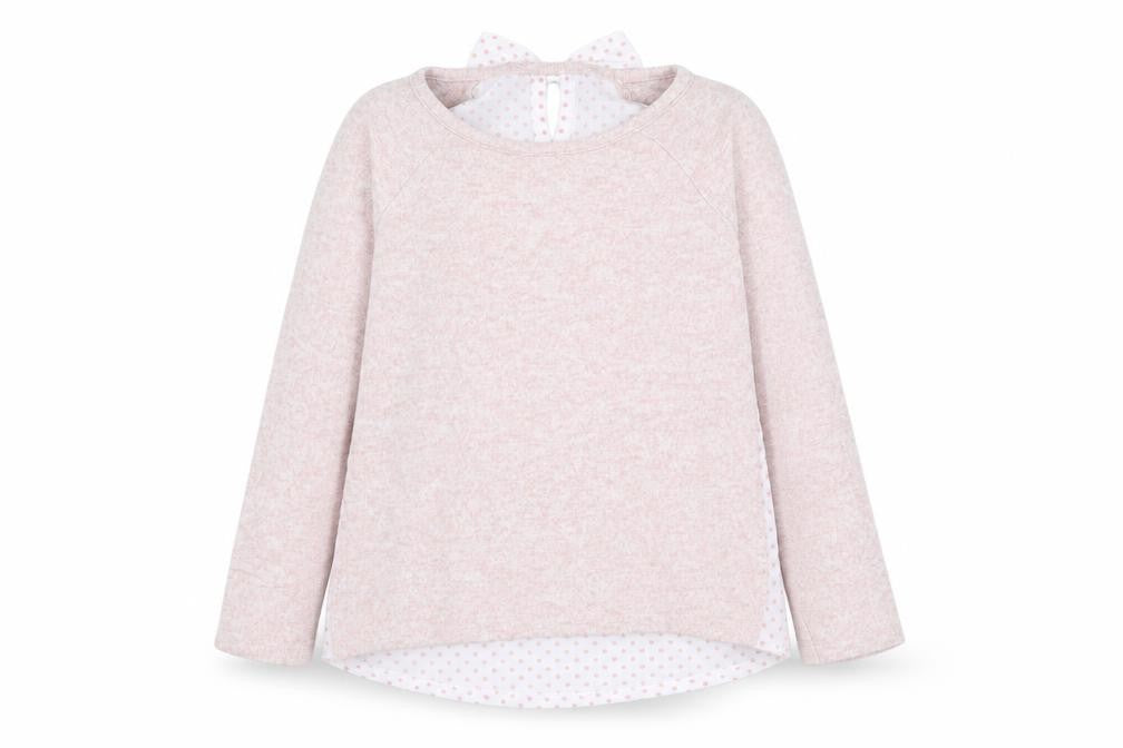Dunnes Stores Girls Pink  Viscose Basic Casual Size 7 Years Round Neck