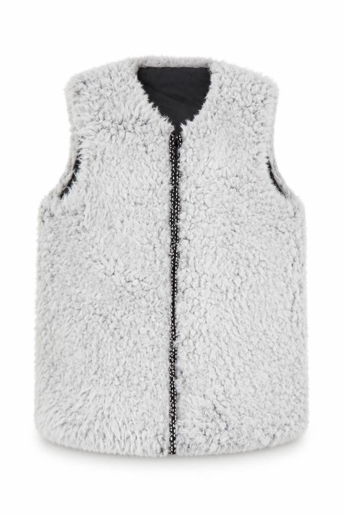 h jones Womens Grey V-Neck  Polyester Full Zip Jumper One Size