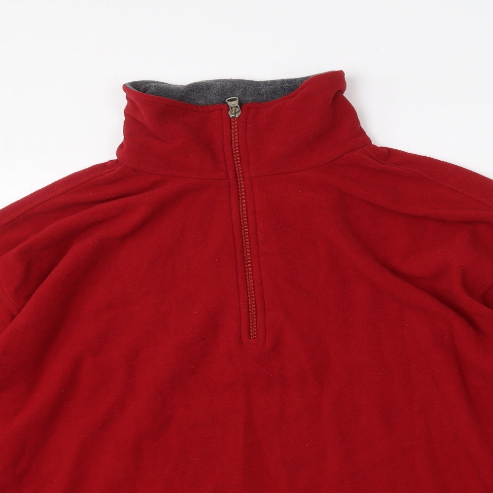 Campagnolo Mens Red  Polyester Pullover Sweatshirt Size 2XL