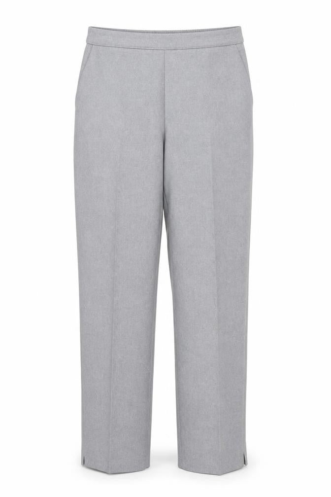 Preworn Womens Grey  Polyester Trousers  Size 12 L30 in Regular