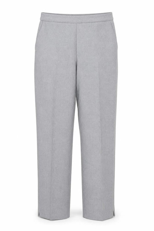 Preworn Womens Grey  Polyester Trousers  Size 12 L30 in Regular