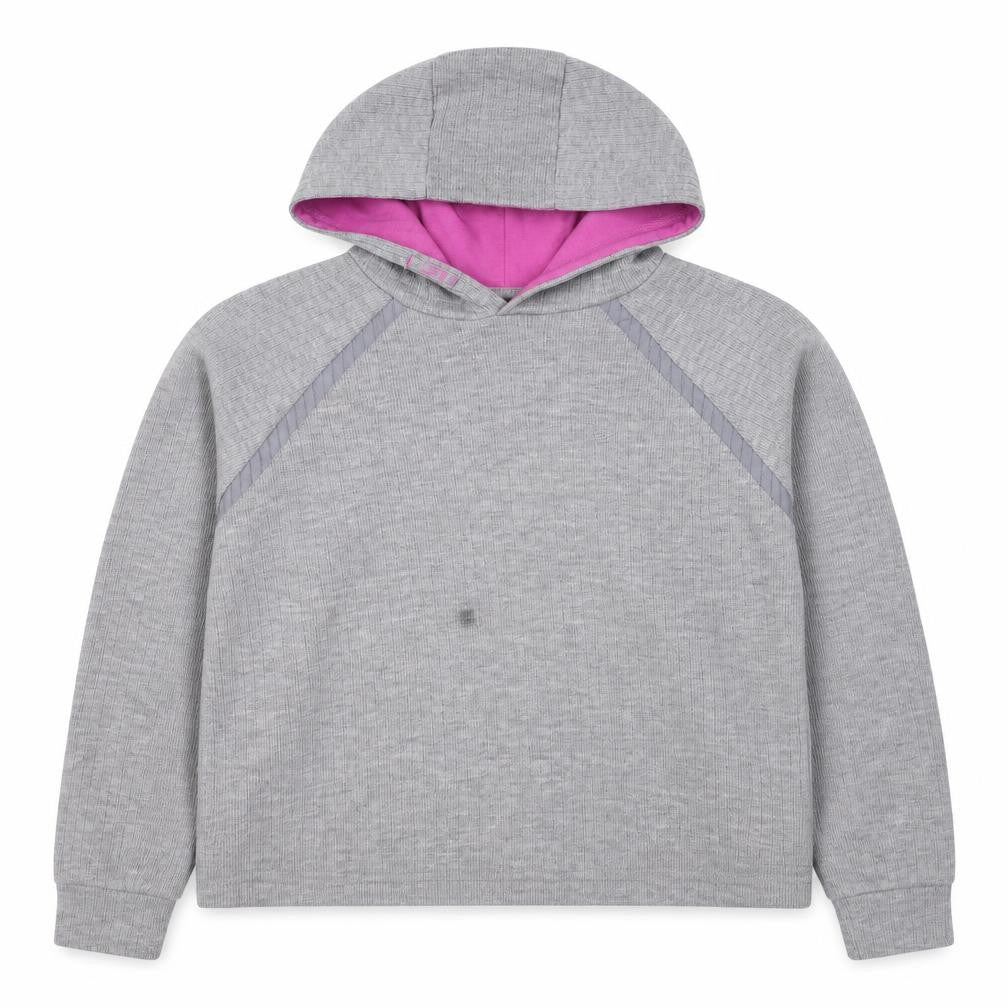 Primark Girls Grey  Cotton Pullover Hoodie Size 10-11 Years  Pullover