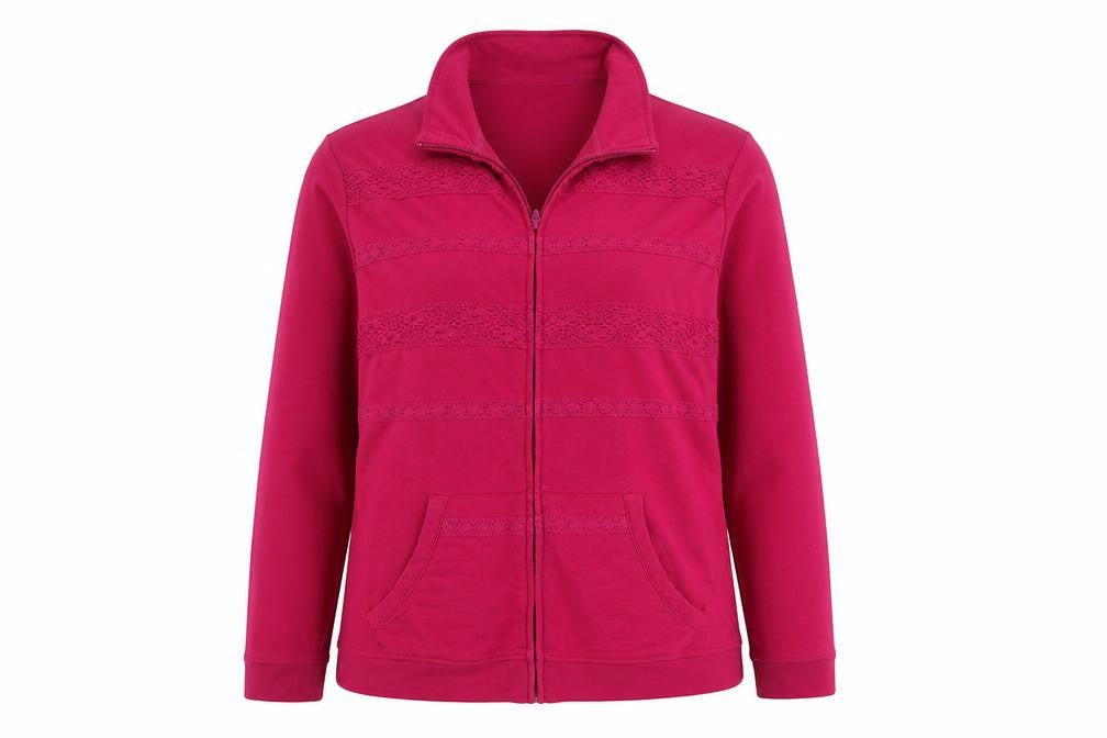 Damart Womens Pink   Jacket  Size XL  Zip