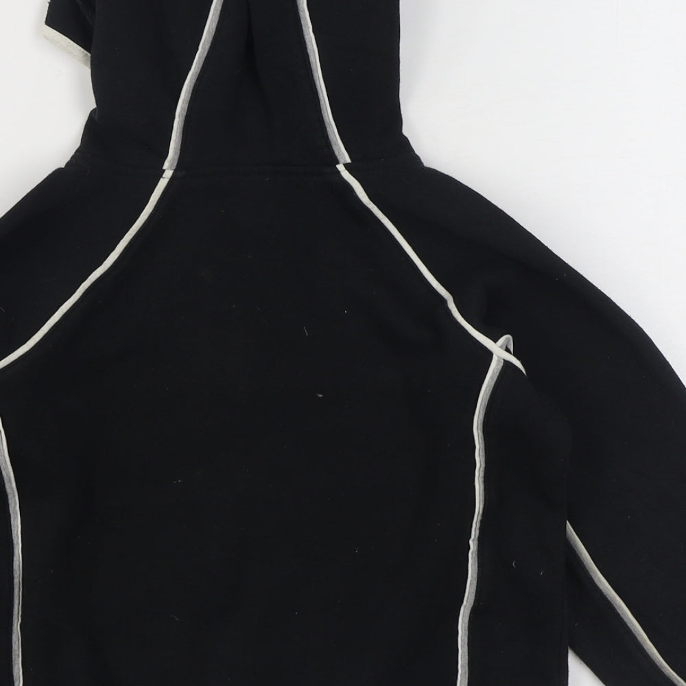 Protonic Boys Black  Cotton Pullover Hoodie Size 7-8 Years  Pullover