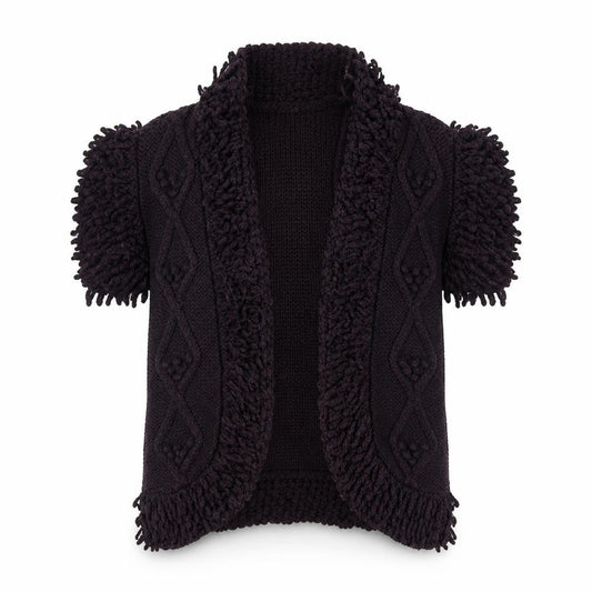 Marks & Spencer Womens Purple V-Neck  Acrylic Cardigan Jumper Size S
