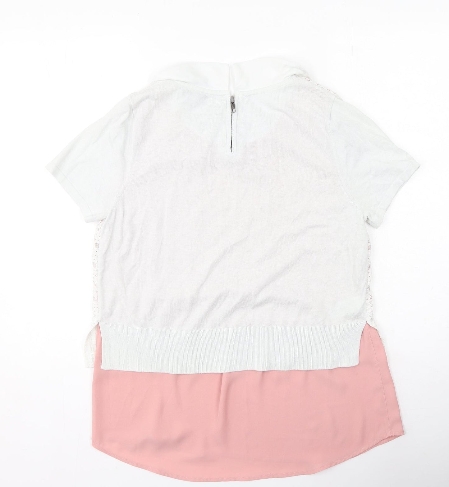 NEXT Womens Multicoloured  Cotton Basic Blouse Size 12 Collared