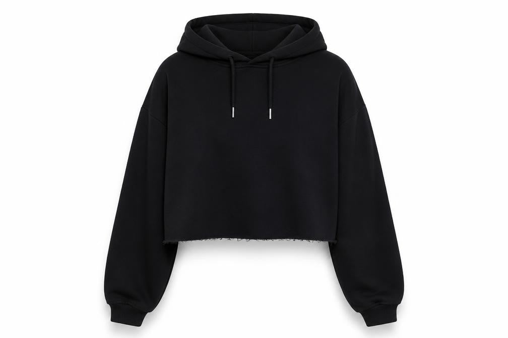 Select Womens Black  Polyester Pullover Hoodie Size S