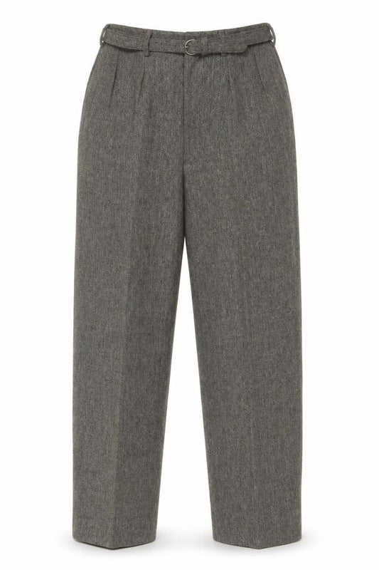 Preworn Womens Brown  Acrylic Trousers  Size 30 in L31 in Regular Hook & Eye