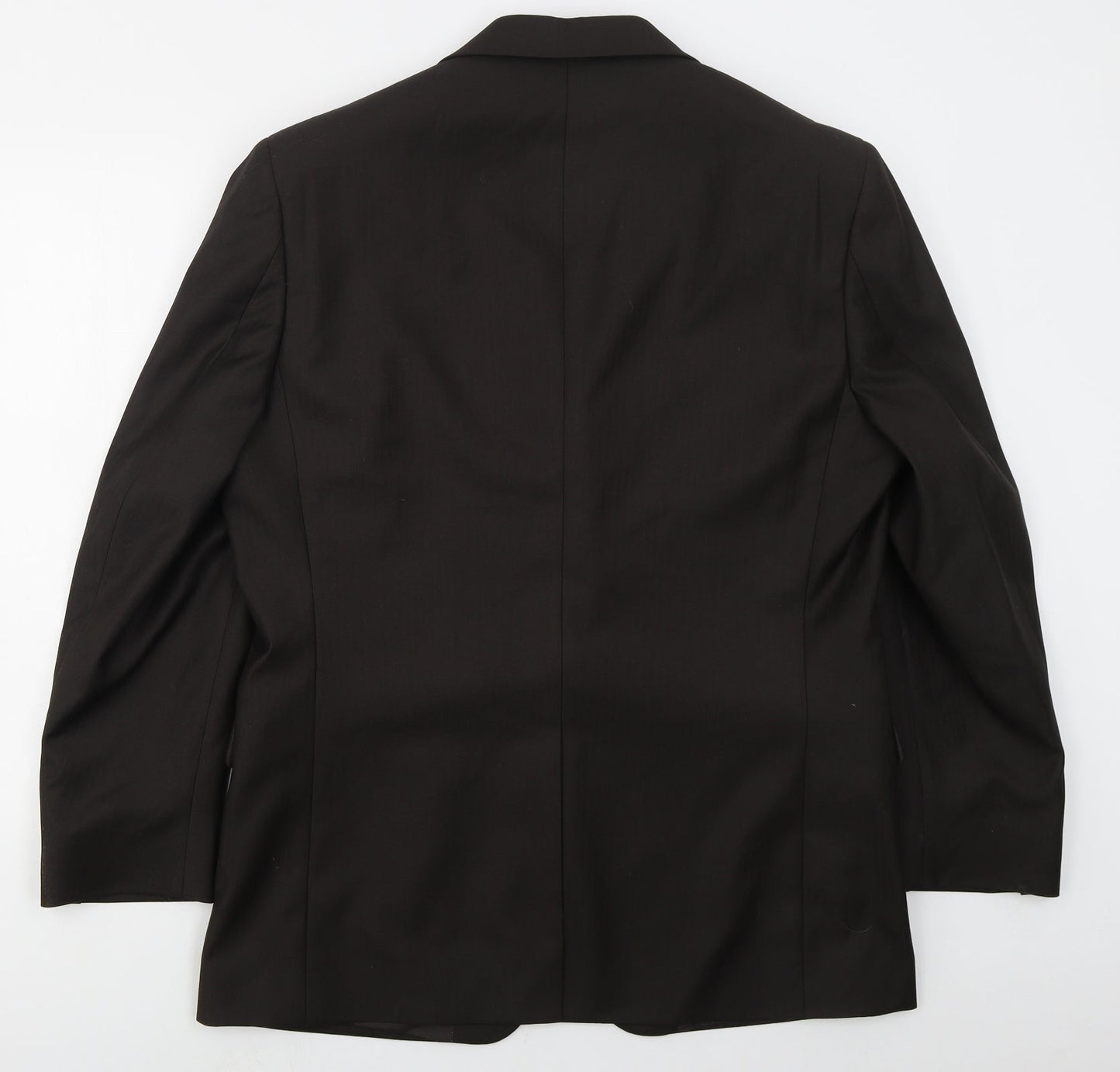 Greenwoods Mens Brown  Polyester Jacket Suit Jacket Size 42