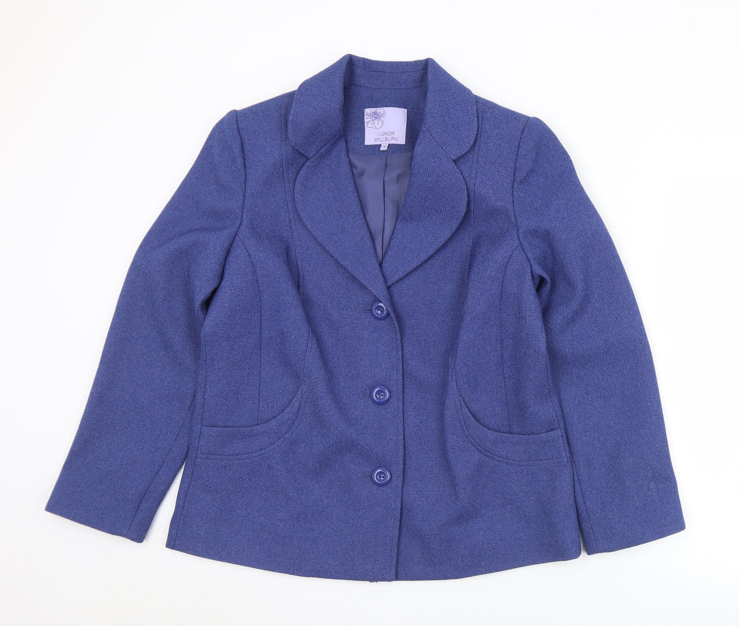 EWM Womens Blue   Jacket  Size 14  Button
