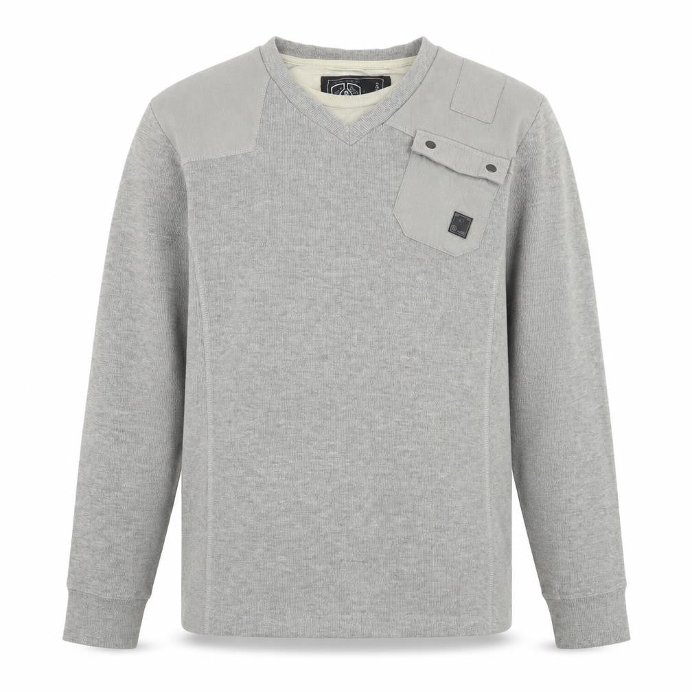 Dissident Mens Grey  Cotton Pullover Sweatshirt Size M