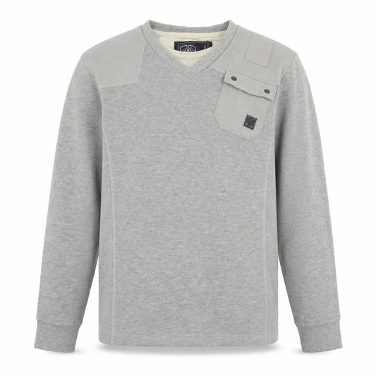 Dissident Mens Grey  Cotton Pullover Sweatshirt Size M
