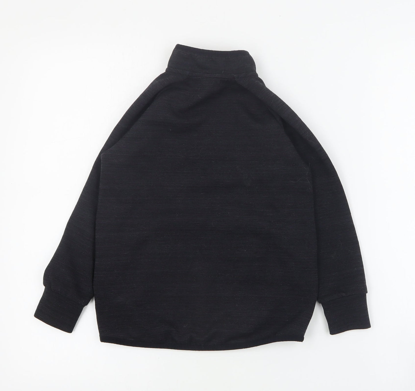 Dunnes Boys Black  Polyester Pullover Sweatshirt Size 6-7 Years  Zip