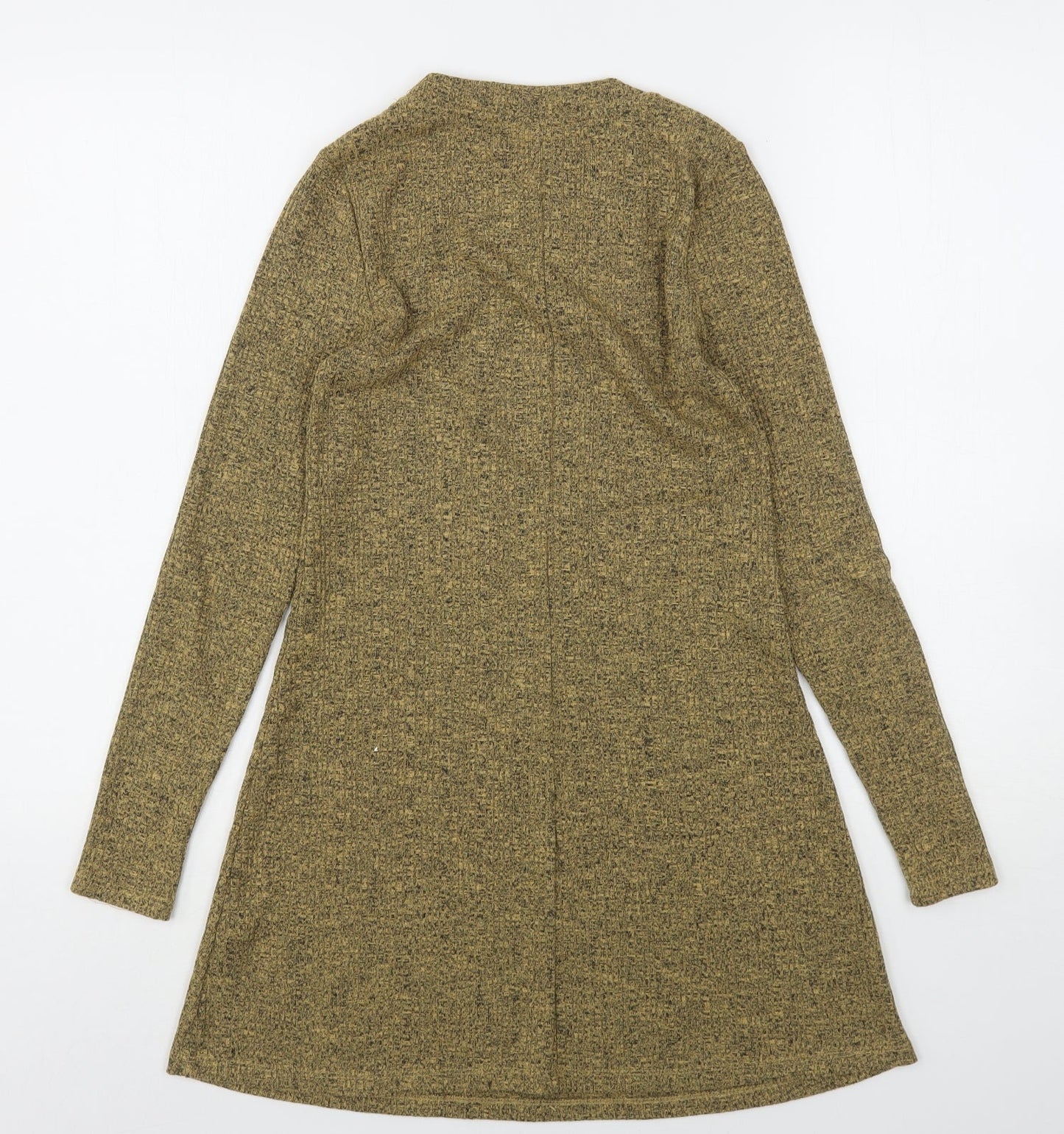 Topshop Womens Beige Round Neck  Polyester Pullover Jumper Size 6