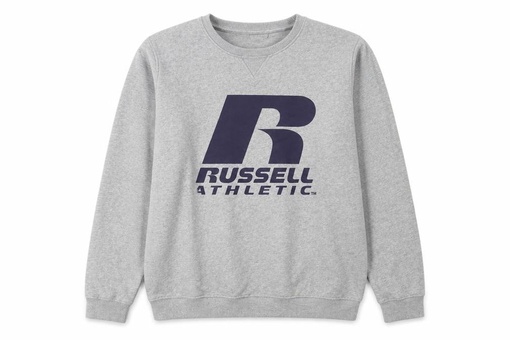 Russell Athletic Boys Grey  Cotton Pullover Sweatshirt Size 12-13 Years