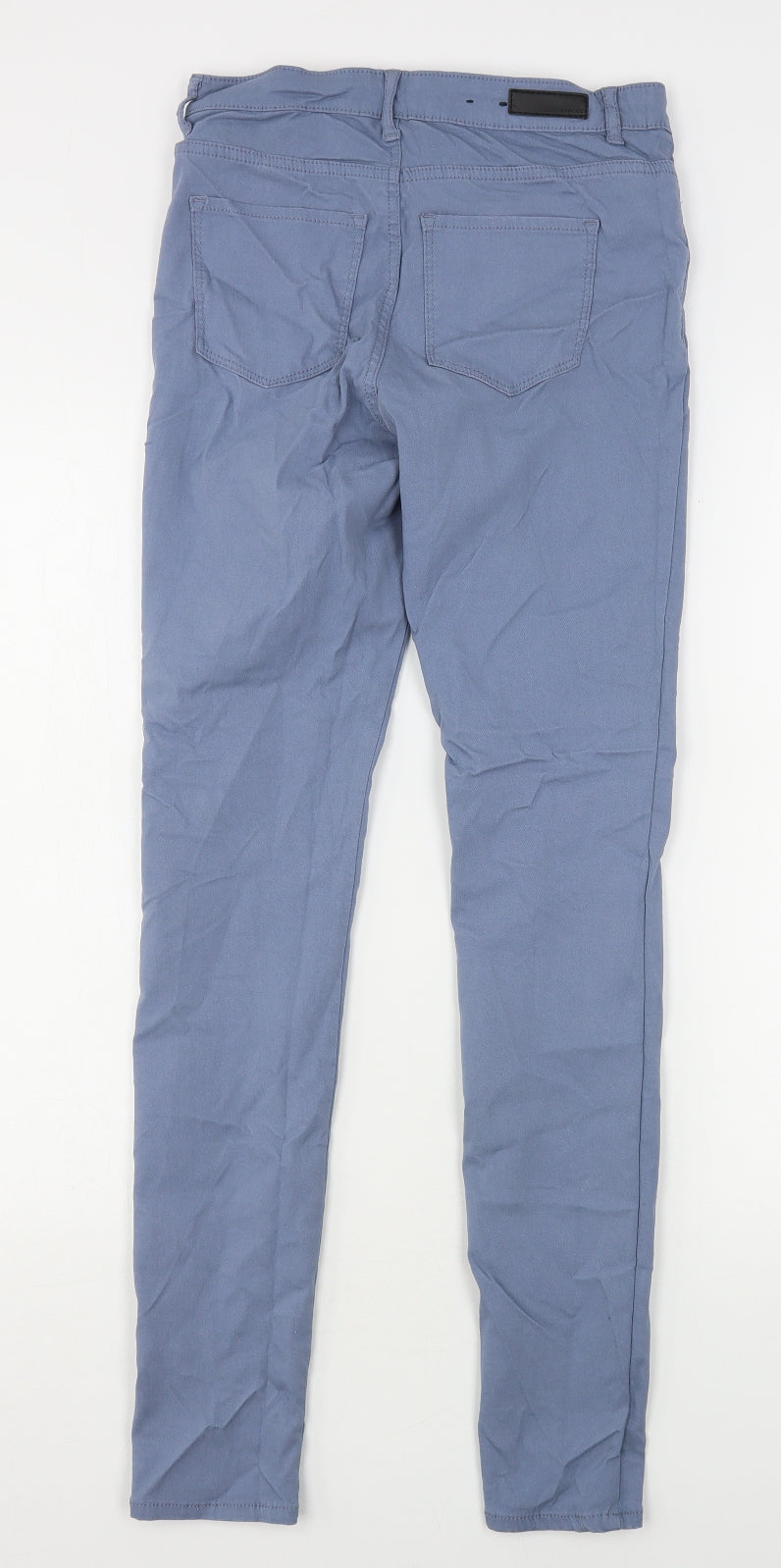 Pieces Womens Blue  Viscose Skinny Jeans Size 28 in L31 in Regular