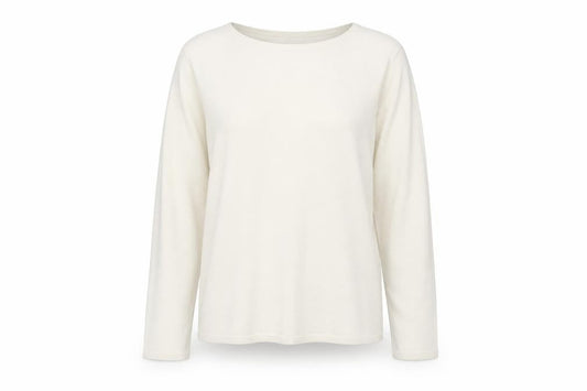 Matalan Womens Ivory Round Neck  Acrylic Pullover Jumper Size 22