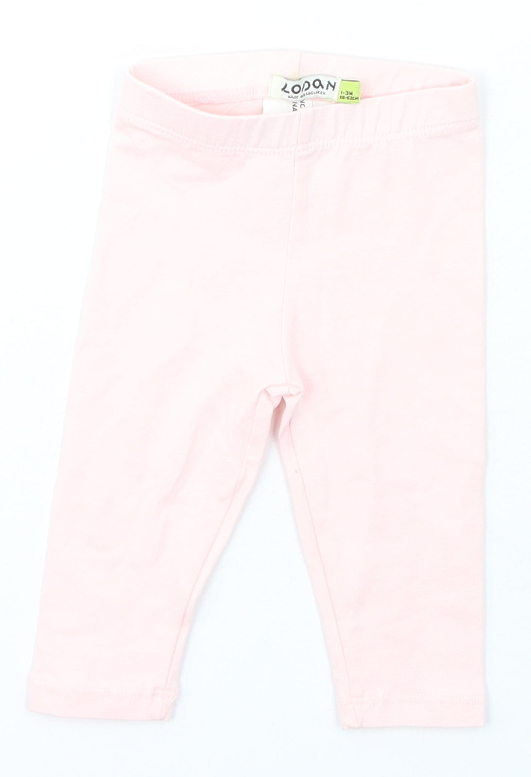 Losan Girls Pink  Cotton Jogger Leggings Size 12 Months  Pullover