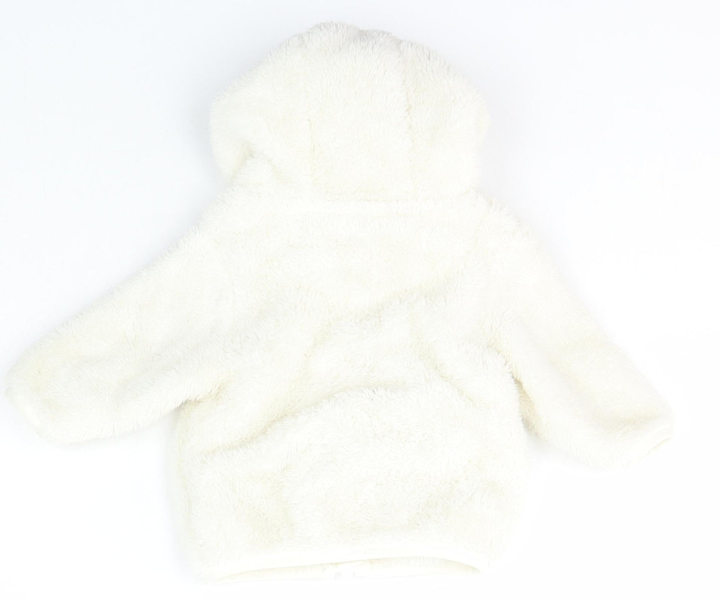 NEXT Girls Ivory  Polyester Full Zip Jumper Size 3-6 Months