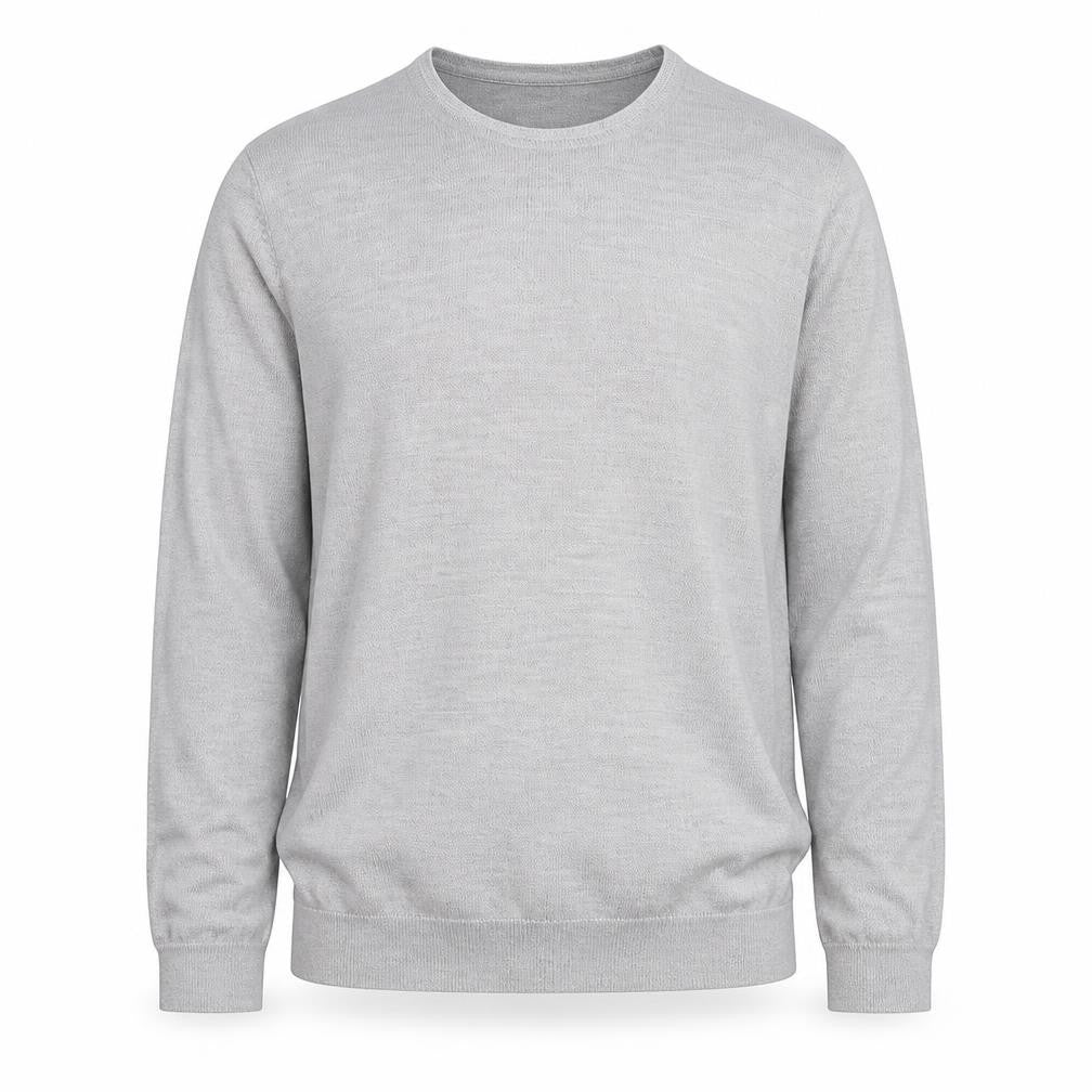 Lipsy Mens Grey Round Neck  Acrylic Pullover Jumper Size XL
