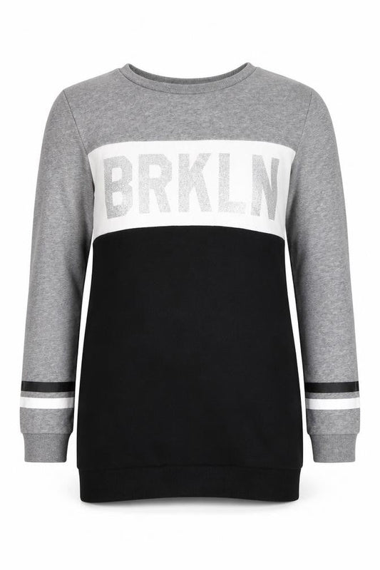 H&M Girls Grey  Cotton Pullover Sweatshirt Size 11-12 Years  Pullover - BRKLYN