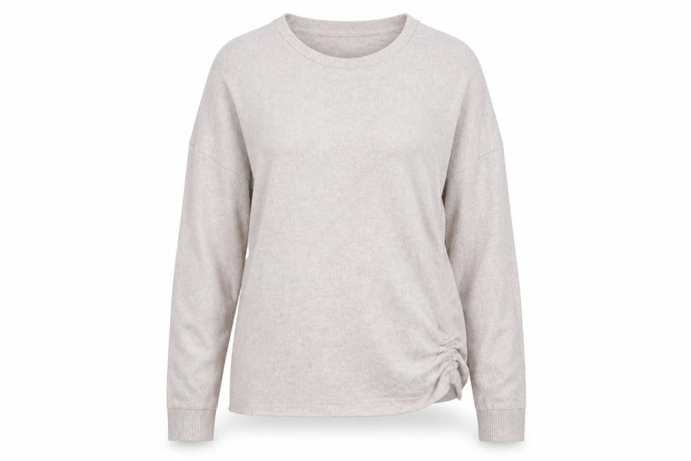 Jeff & Co Womens Pink Round Neck  Polyester Pullover Jumper Size 10