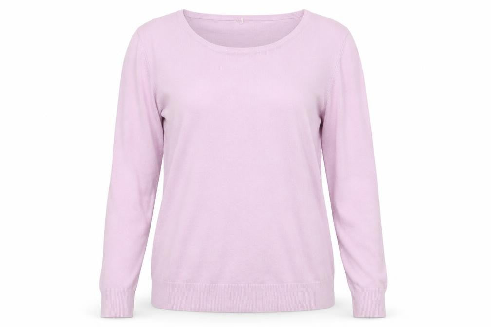 Marks & Spencer Womens Purple Round Neck  Acrylic Pullover Jumper Size 10