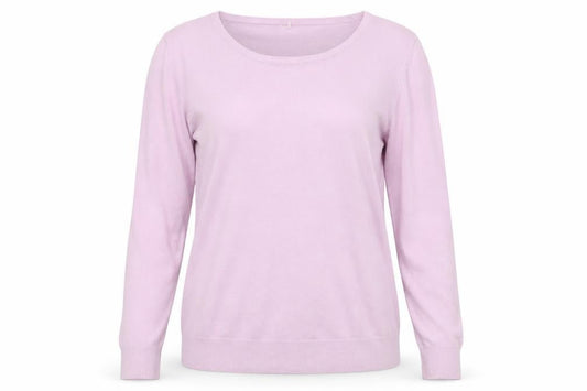 Marks & Spencer Womens Purple Round Neck  Acrylic Pullover Jumper Size 10