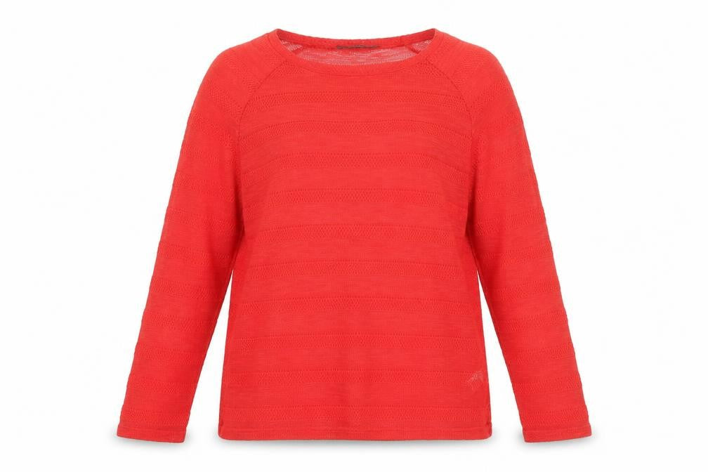 George Womens Red Round Neck  Polyester Pullover Jumper Size 14