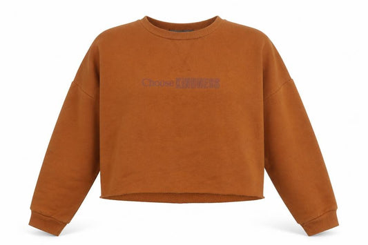 Primark Womens Brown  Polyester Pullover Sweatshirt Size XS   - Choose Kindness