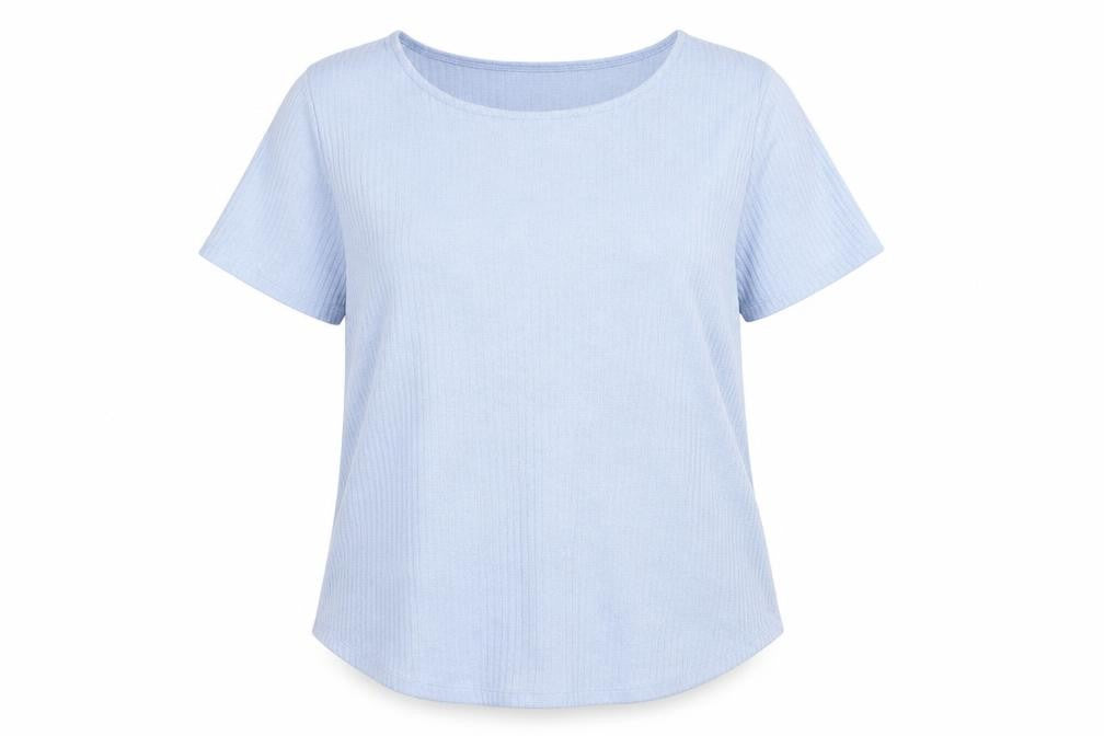 SheIn Womens Blue  Polyester Basic Blouse Size XL Crew Neck