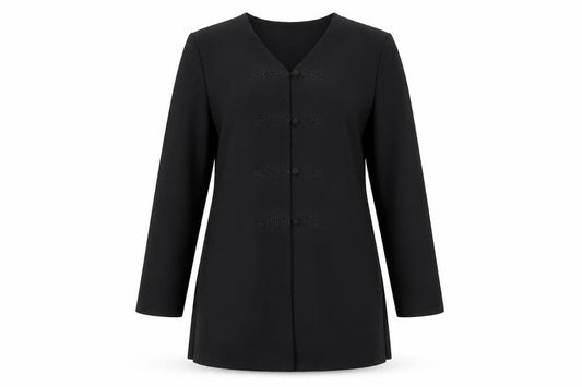 Berkertex Womens Black   Jacket Blazer Size 12  Button