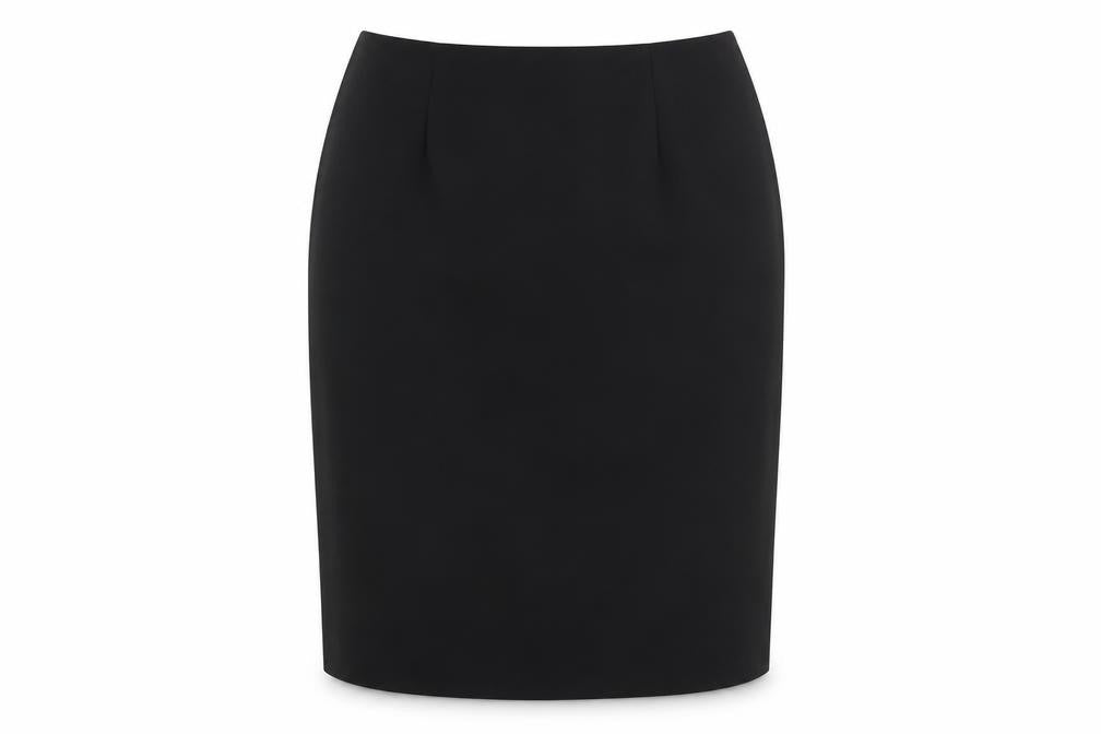 Skopes Womens Black  Polyester Straight & Pencil Skirt Size 10   Zip