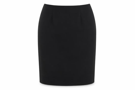 Skopes Womens Black  Polyester Straight & Pencil Skirt Size 10   Zip