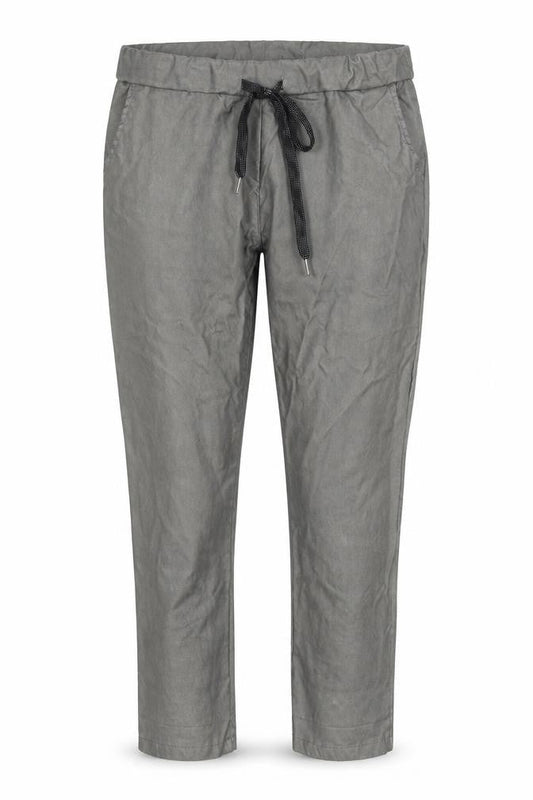 Preworn Womens Silver  Viscose Sweatpants Trousers Size 28 in L26 in Regular Drawstring