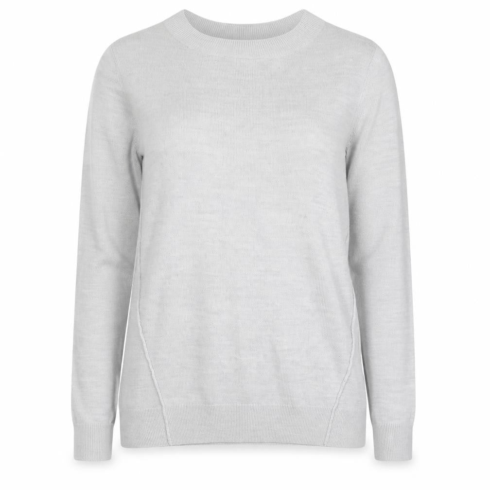 Very  Womens Grey Round Neck  Acrylic Pullover Jumper Size 16