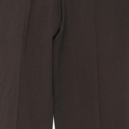 Autonomy Womens Brown  Polyester Trousers  Size 12 L29 in Regular