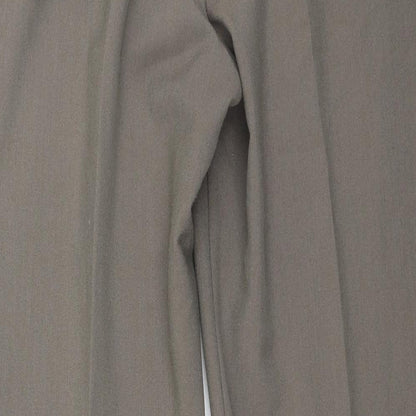 Preloved Bonmarché Womens Brown  Polyester Trousers  Size 12 L29 in Regular - Label