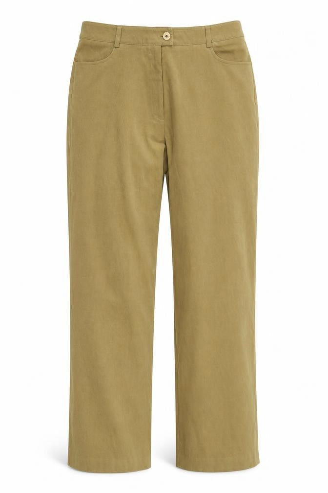 New Scene Womens Brown  Polyester Trousers  Size 14 L30 in Regular Zip