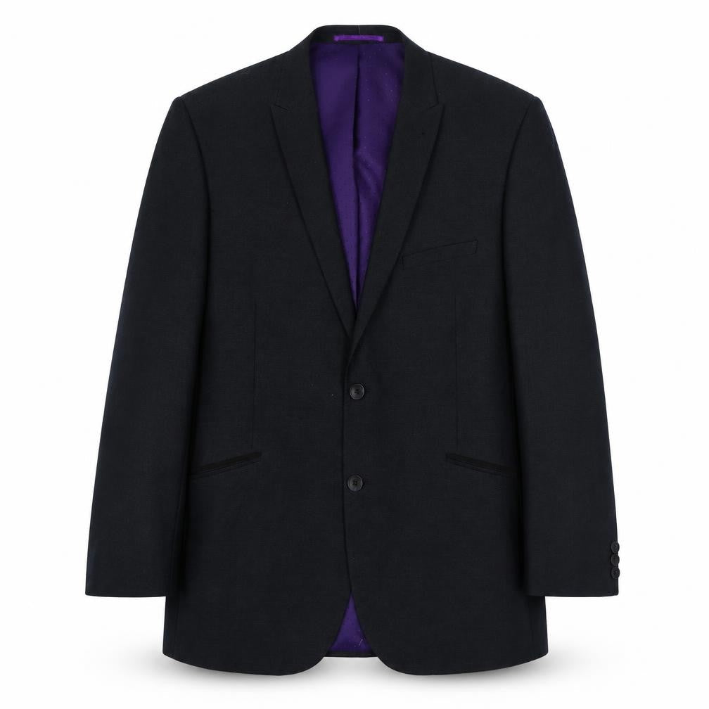 Taylor & Wright Mens Blue  Polyester Jacket Suit Jacket Size 42
