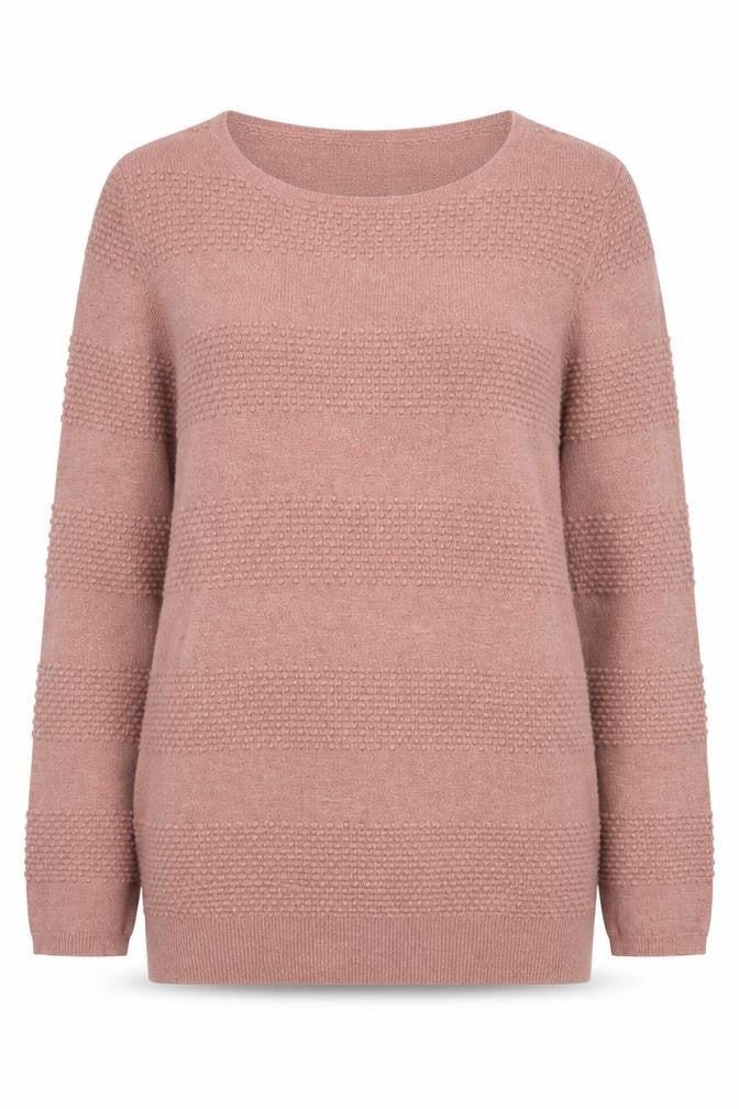 Warehouse Womens Pink Scoop Neck  Viscose Pullover Jumper Size 8