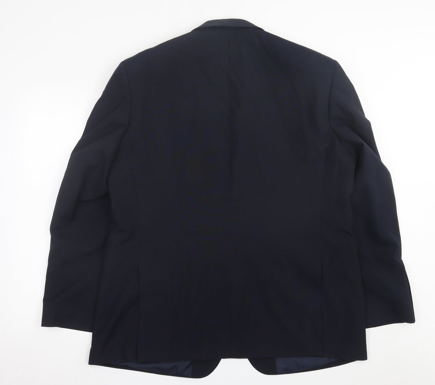 Racing Green Mens Blue  Polyester Jacket Suit Jacket Size 44