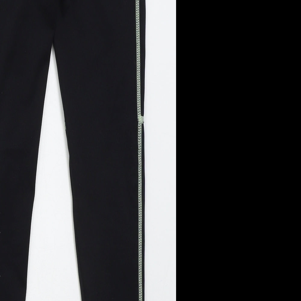 Dunnes Girls Black  Polyester Carrot Trousers Size 8-9 Years  Regular  - Better Faster Stronger