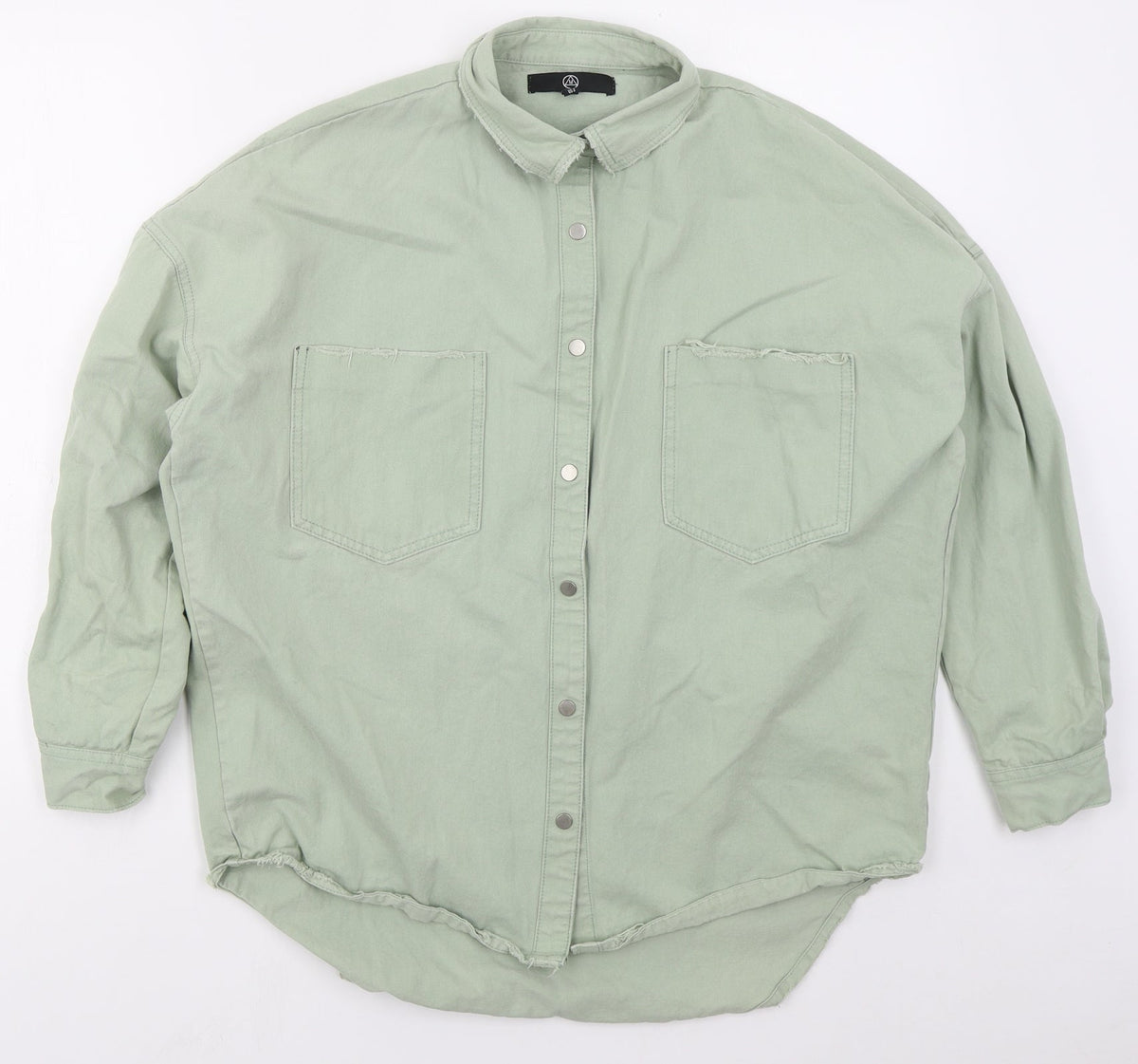Missguided Womens Green   Jacket  Size 6  Button - New York